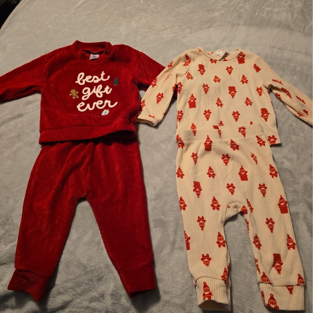 Cat & Jack Carter's Christmas 6 Month Baby Outfit Bundle Best Gift Ever